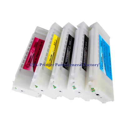 2 cyan 2 magenta 1 yellwo 2 MK Ink Cartriges compatible For Epson T3000 T5000