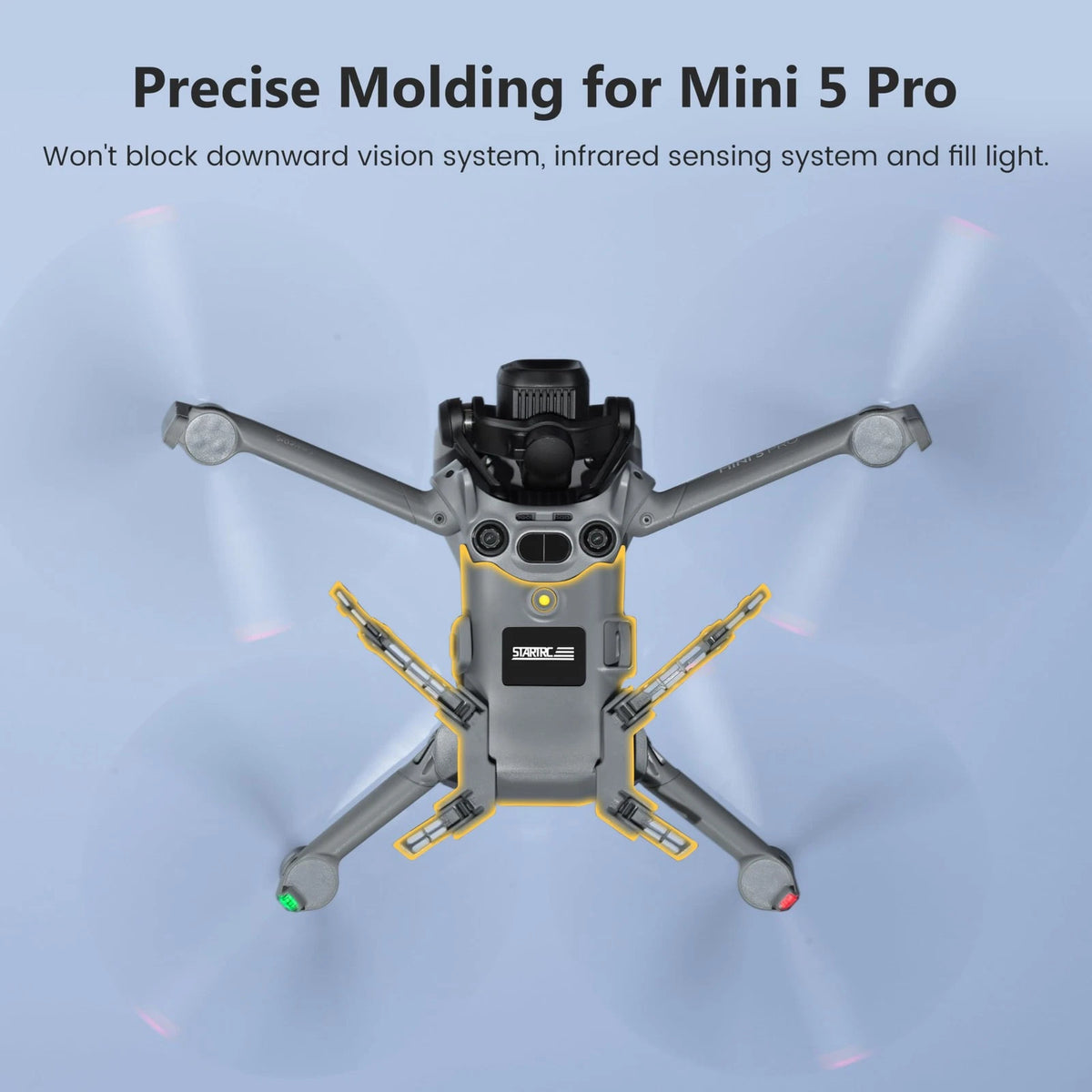 STARTRC Landing Gear for DJI Mini 5 Pro Accessories, Foldable Extended Quick...