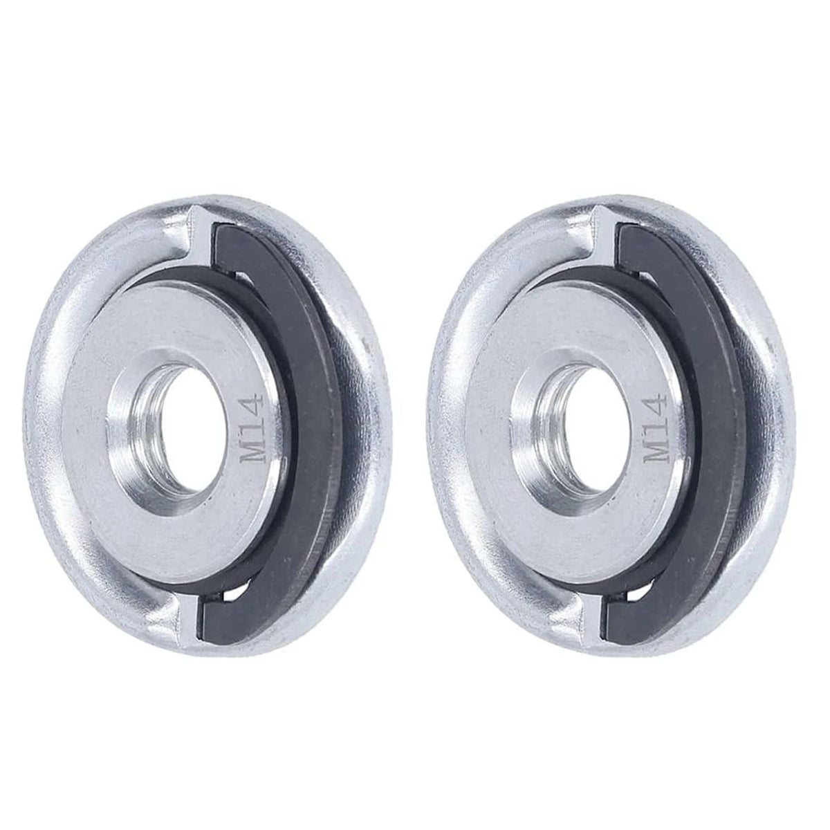 Two M14 Pressing Flanges Quick Release Fastener for Grinder Discs and Cup Wheels
