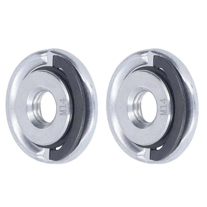 Two M14 Pressing Flanges Quick Release Fastener for Grinder Discs and Cup Wheels
