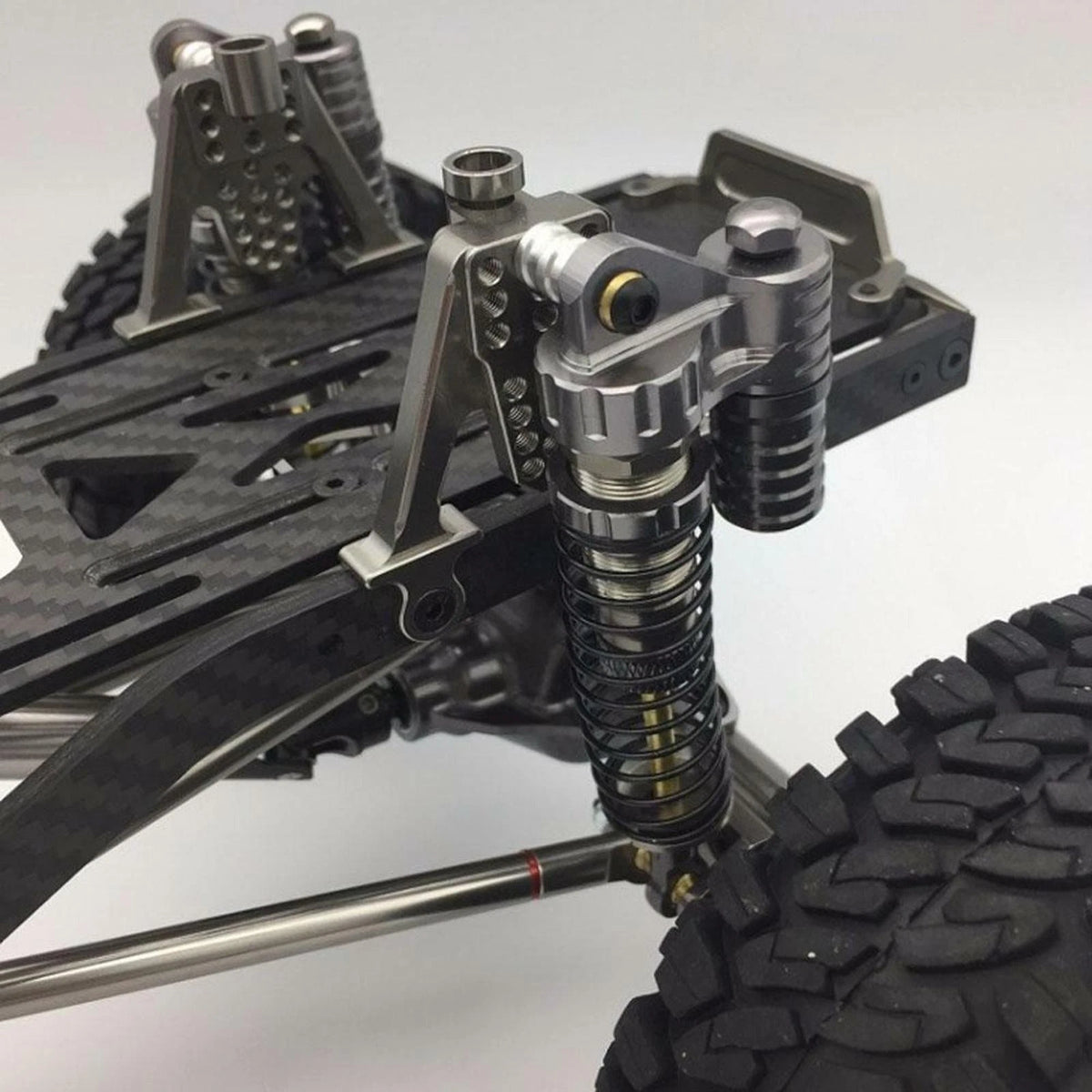 4Pcs 1/10 100mm Adjustable Shock Absorber For Axial SCX10 TRX-4 RC Crawler Car