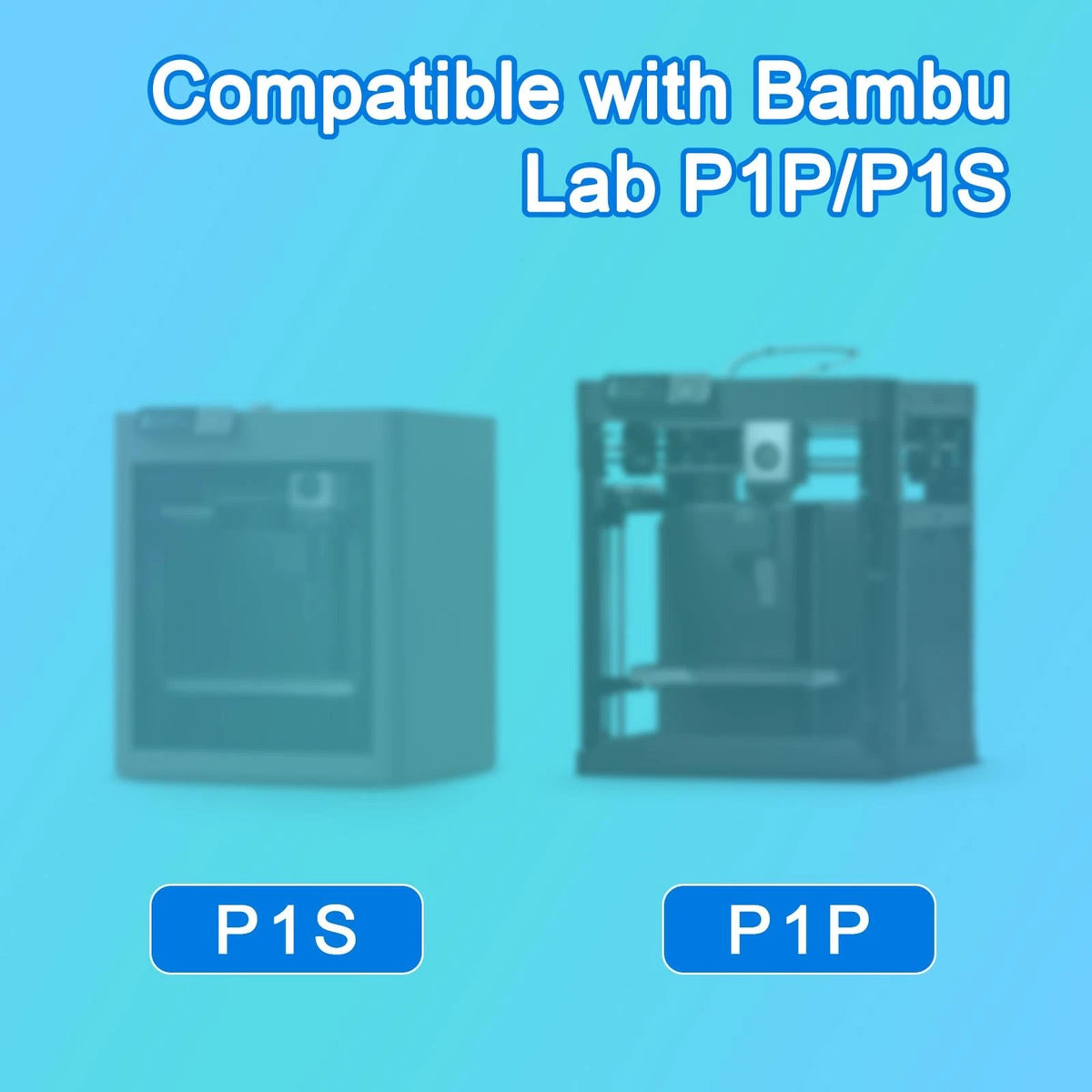 2pcs Extruder Hotend Cooling Fans for Bambu Lab P1P/P1S 3D Printer, black