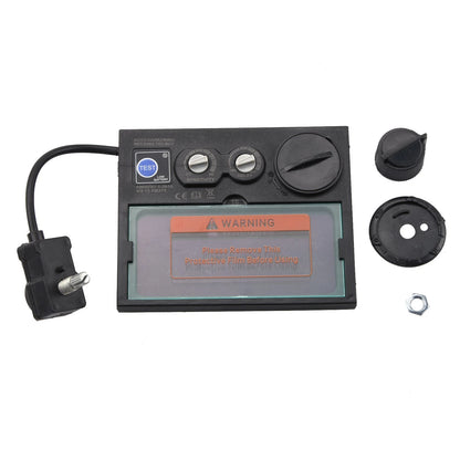 Solar Automatic On/Off Darkening Welding Helmet Len Filter + Protortion Sheet B