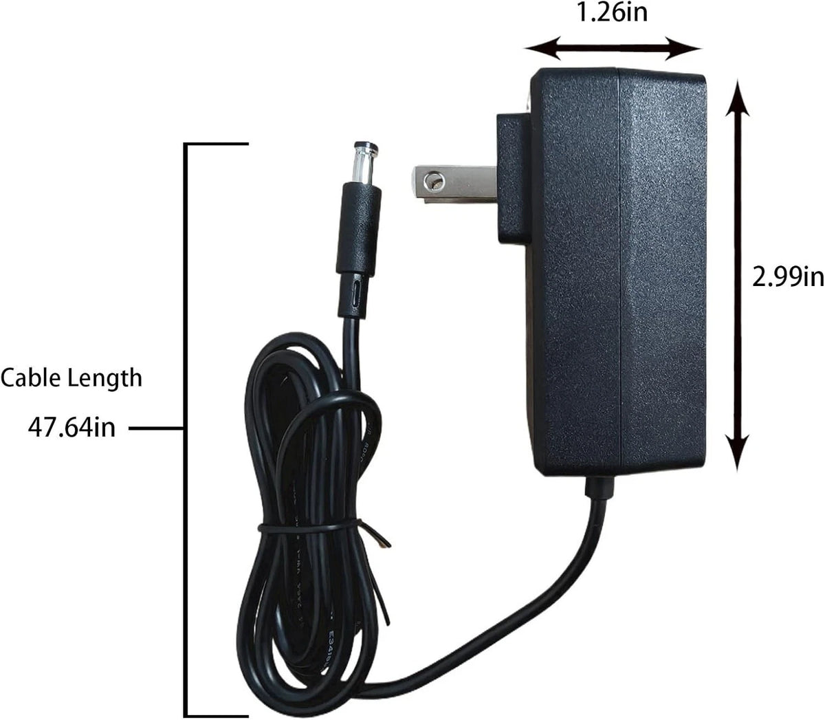 VSDISPLAY Power Adapter, AC 100-240V Input to 12V DC 2A Output, Power...