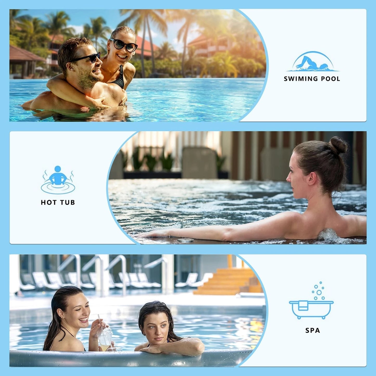 Phosphate Test Kit for Pool: 50PCS Strips Swimming Pool 50