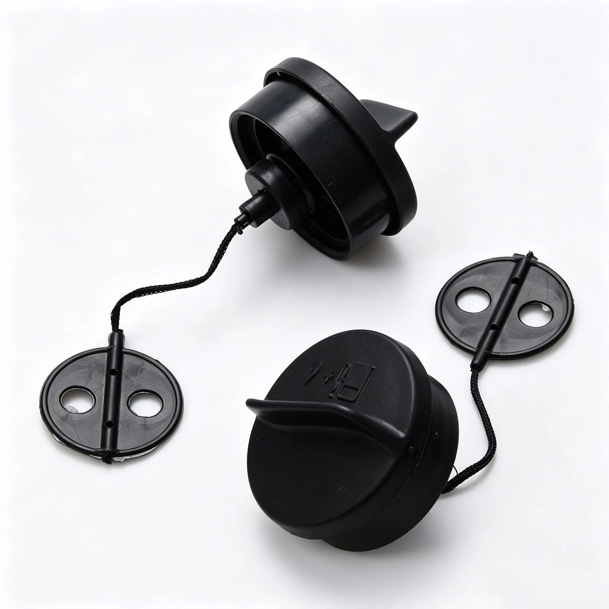 2Pcs Direct Fit Fuel Gas Tank Cap Fits for Stihl FS45 4128-350-0505 No-Drill