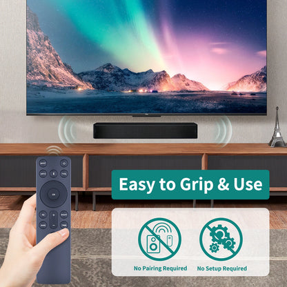 Remote Control For Vizio Sound Bar V21d-J8 V20-J8 V20x-J8 SB3620n-H6 M21d-H8