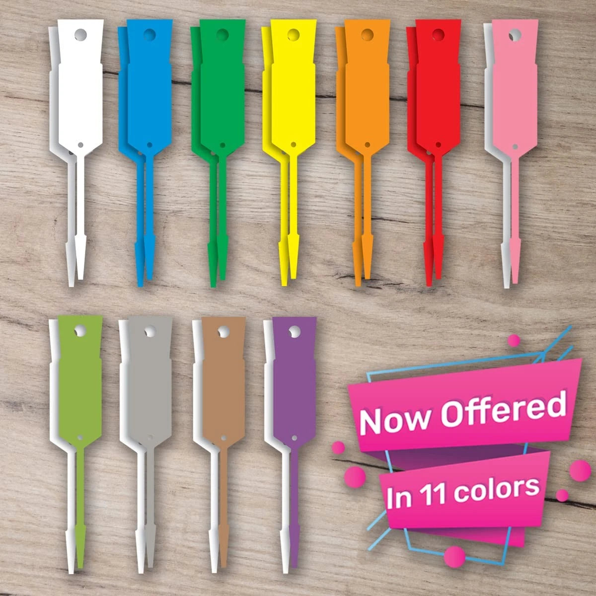 Versa-Tags Red Self-Locking Plastic Arrow Key Tags, 1,000-Pack 1000,