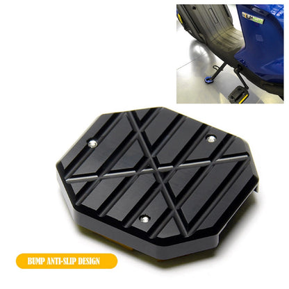 Motorcycle Kickstand Extender Foot Side Extension Pad Support Plate Anti-skid ff