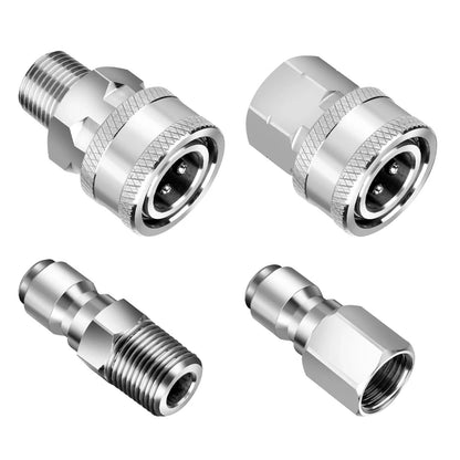4pcs pressure washer adapter kit With a maximum working pressure of 5000 PSI