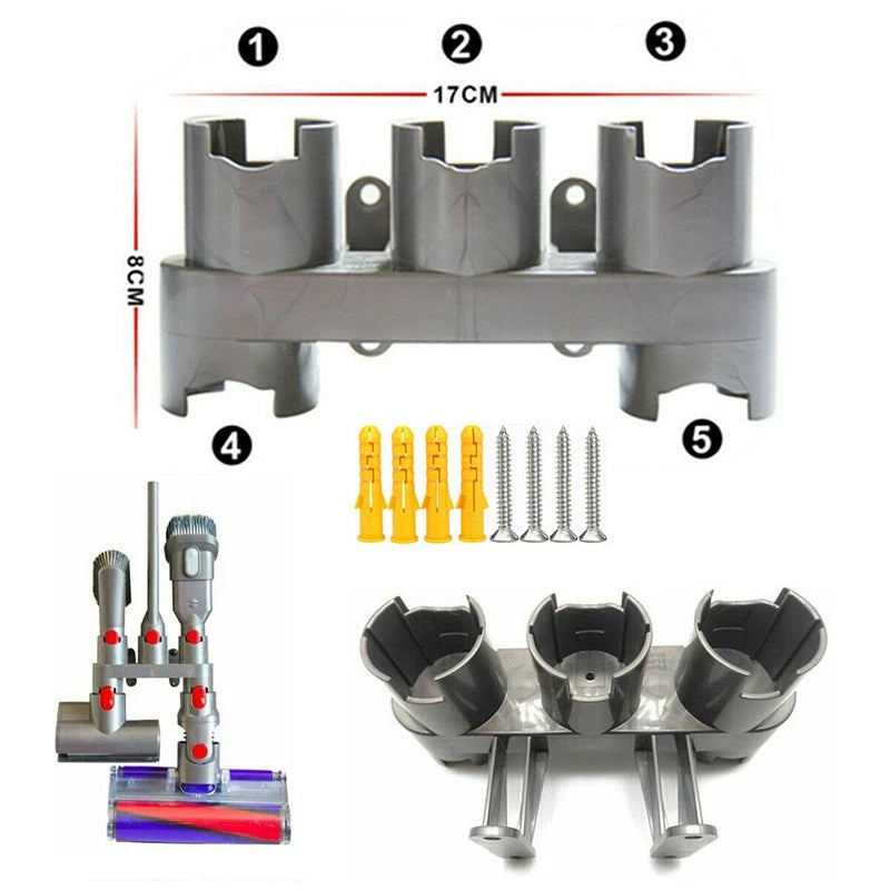 Wall Mount Accessory Tool Holder For Dyson V7 V8 V10 Attachment Storage Rack q