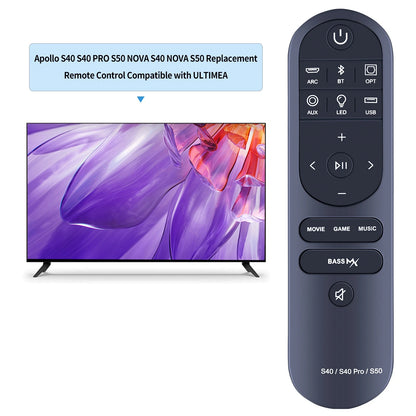Replacement Remote Control For ULTIMEA Apollo P40 Projector