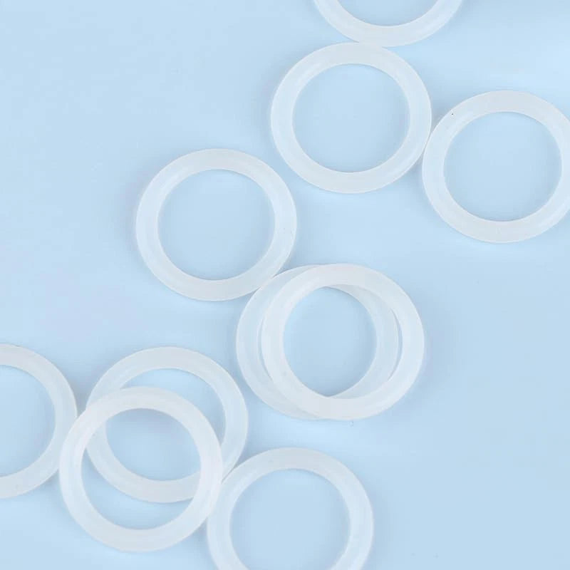 One Set Ice Cream Machine Rubber Ring Sealing Tube for 1, transparent