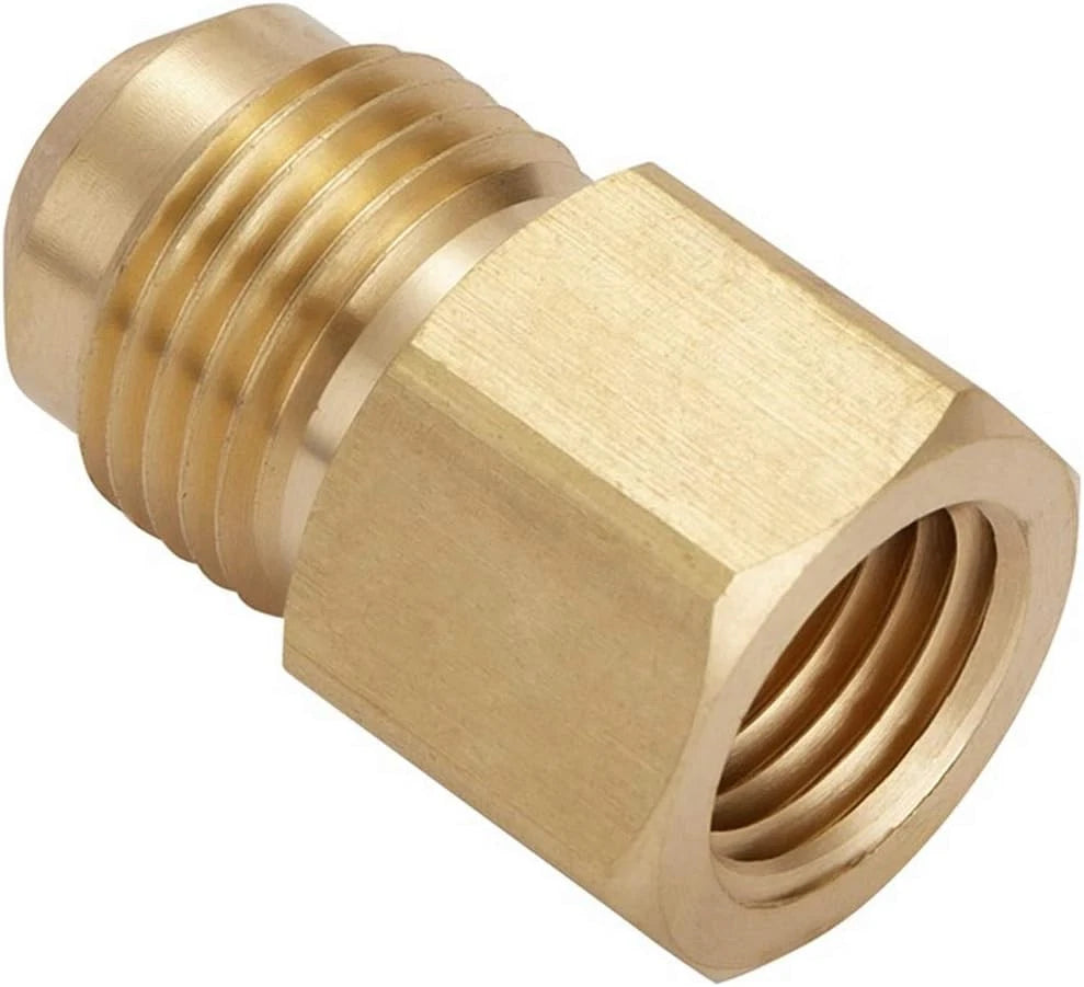 4 PCS 3/8 Inch Flexible Flex Gas Line Hose Brass 3/8Flare x1/2 NPT,