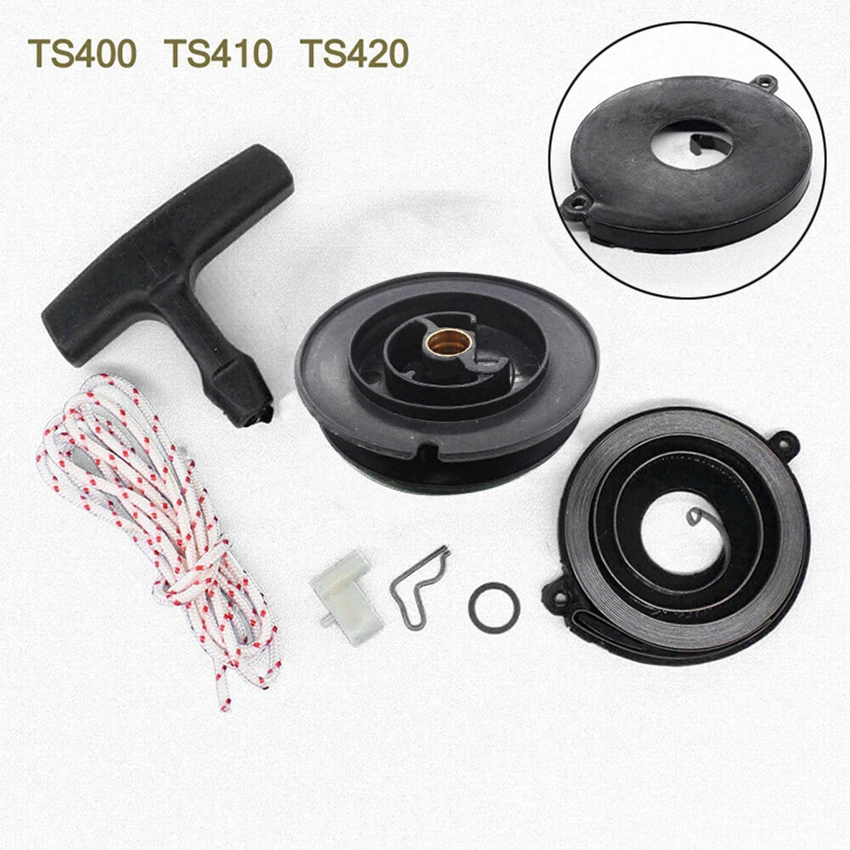 Auto Parts Recoil Starter Repair Kit Handle Rope For Stihl Cut Off Saw TS400/410