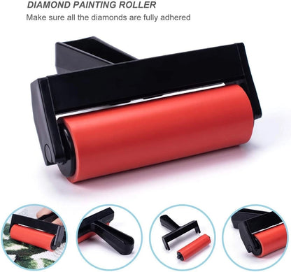 22 Pieces 5D Diamonds Painting Tools and Accessories Kits with Diamond Red
