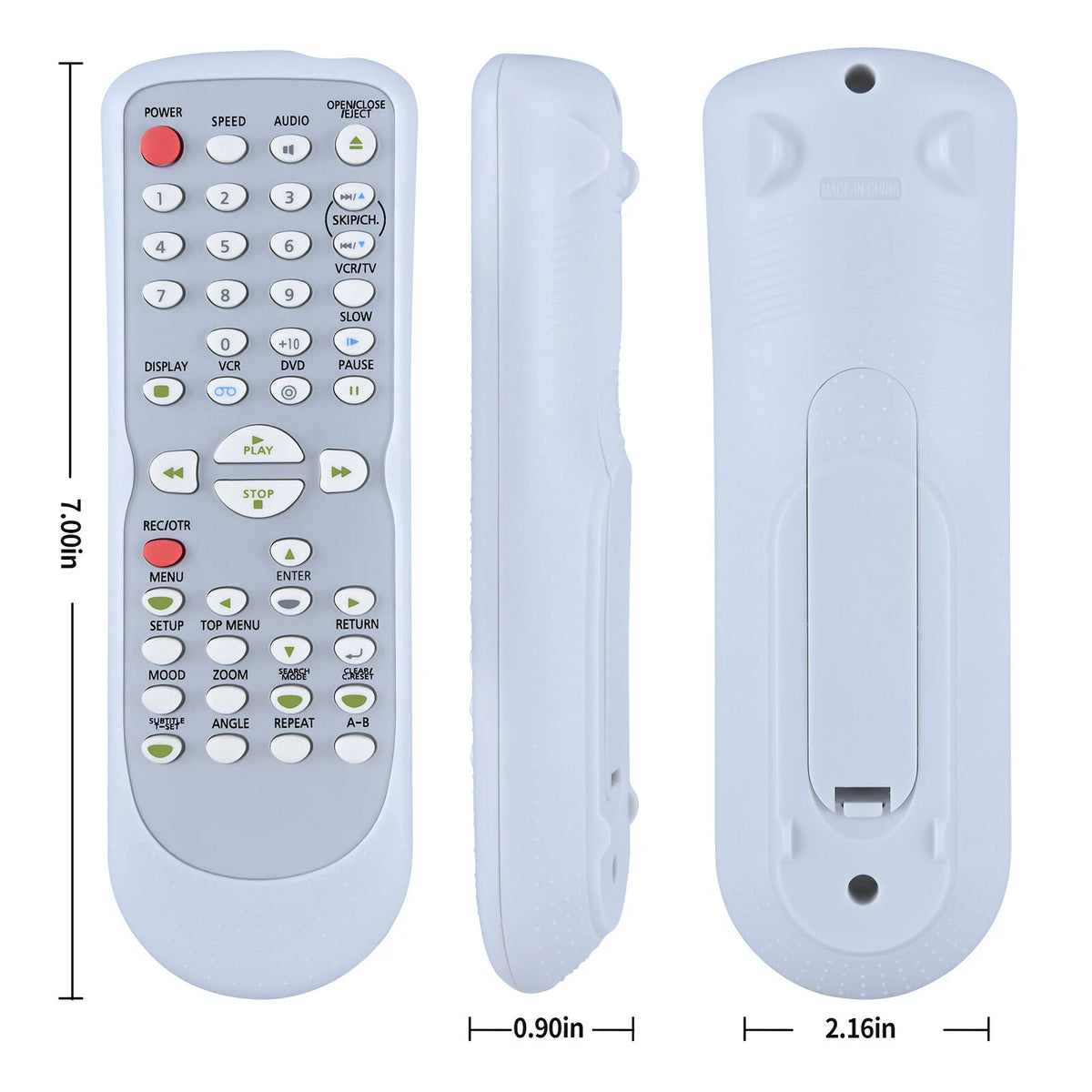 NB177 Remote Control For Sylvania DVD VCR Player DVC865F DVC865G SRDD495