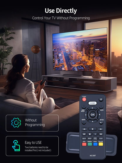 NC097 NC097UL Remote Control For Sanyo FWBP807FP