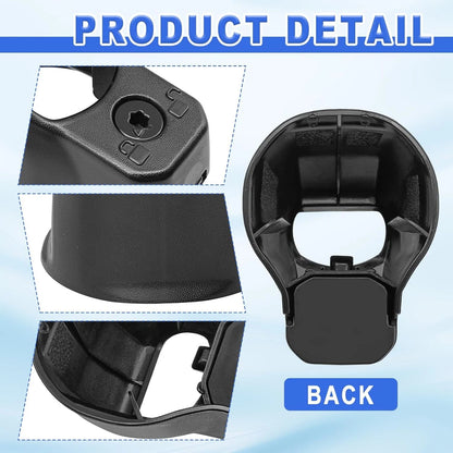 Backup Camera Bezel Trim Rear View Cover Case Black Aluminum Wheels...