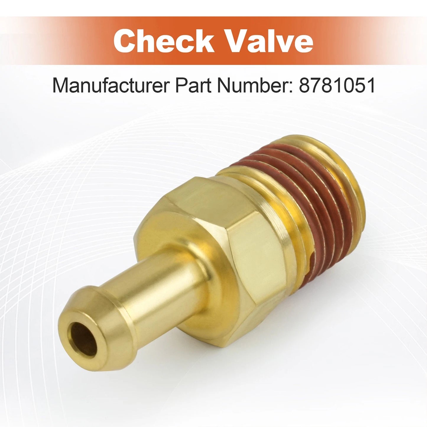 Outboard Check Valve  8781051 For Select Mercury/Mariner 2-Stroke