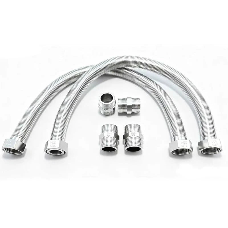 Update 304 Stainless 24L 3/4" MIP x 2PCS, steel color