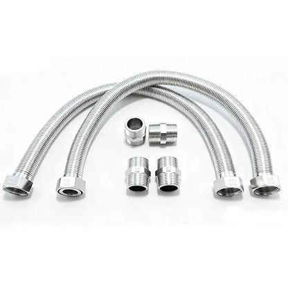 Update 304 Stainless 24L 3/4" MIP x 2PCS, steel color