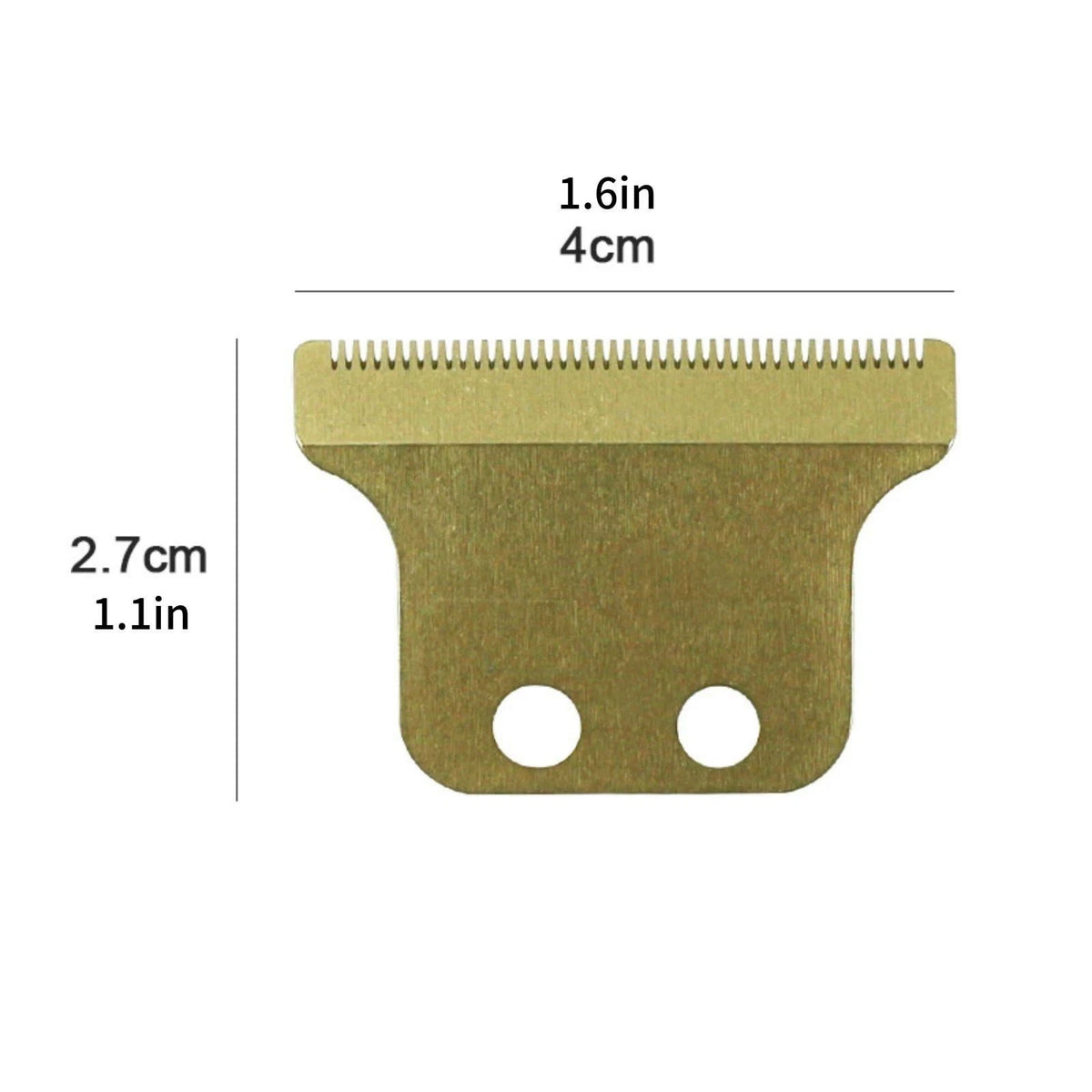 Durable Gold 8101 T Wide Blade Replacement T-Blade Trimmers For Wahl Detailer E