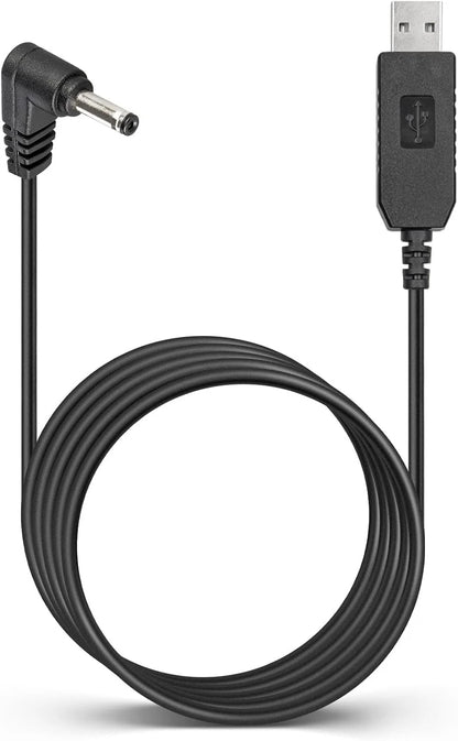 EWAY USB to DC Car Charger Cable for Furrion FOS07TADS Vision S Monitor Black