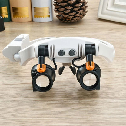 3-10X Adjustable LED Headband Magnifying Glasses Jeweler Watchmaker Repair Tool