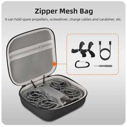 FSIDIWT Storage Bag for DJI Neo 2, Portable Travel Case Small, Orange