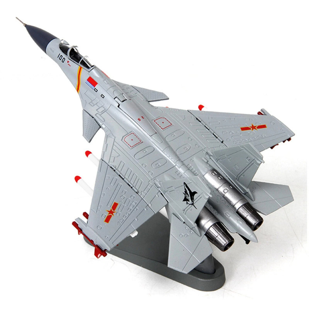 1:100 J-15 Military Scene Fighter Aircraft Diecast Plane Model China Air Force