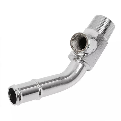 Hot Water Radiator Coolant Temp Sensor Elbow Connector Tube Replace E5TZ-18599-C