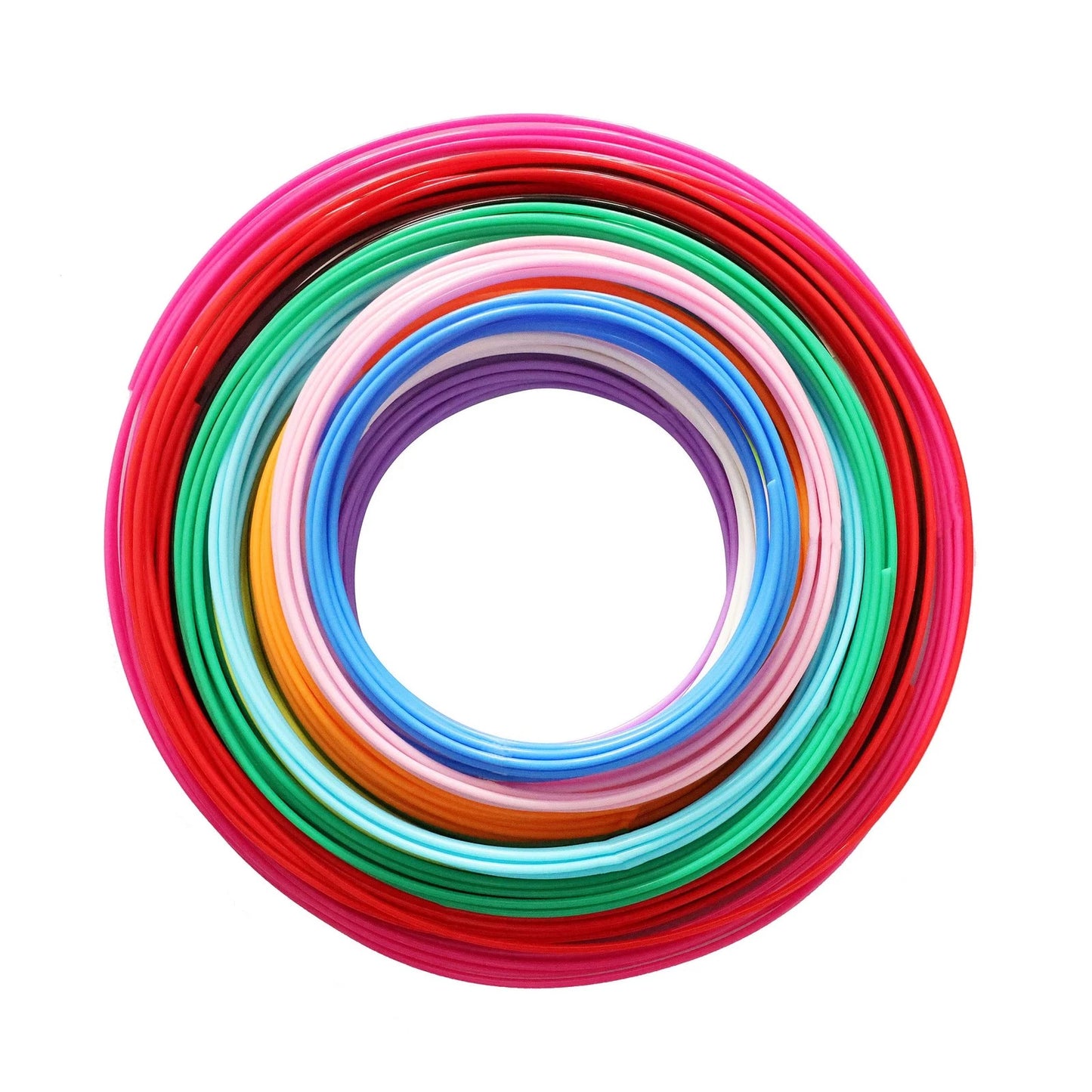 15 Bright Colors 1.75mm 3D Pen PLA Pla 15 Most Popular Solid Mixed