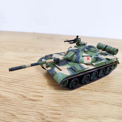 1/72 Diecast Alloy Chinese Type 59 Main Battle Tank Simulation Military Model