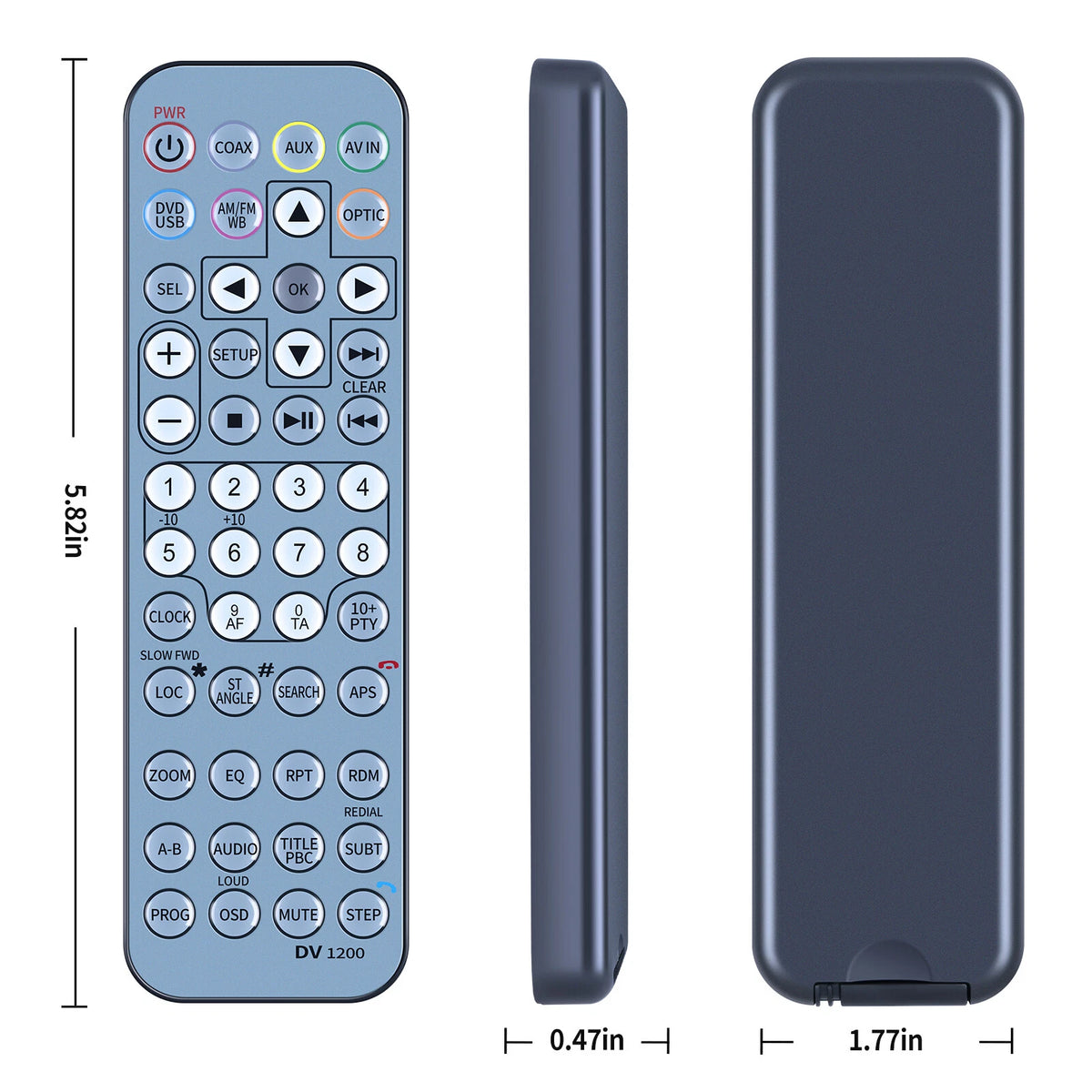 Remote Control For Furrion Entertainment DV1200 DV1200-RC DV1200RC System