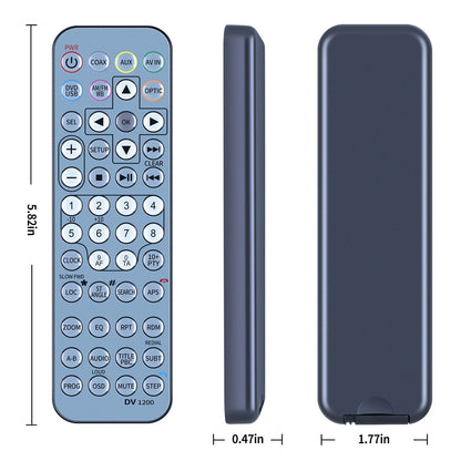 Remote Control For Furrion Entertainment DV1200 DV1200-RC DV1200RC System