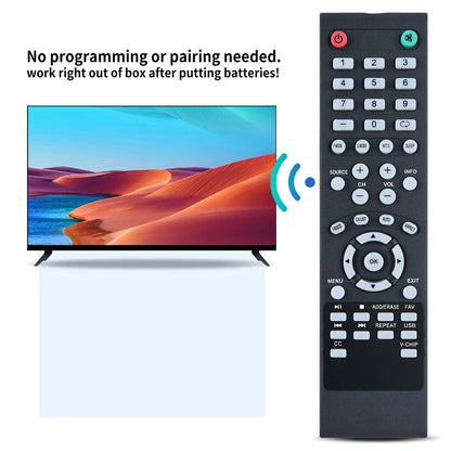 Remote Control For Element TV ELEFW408 ELEFW328 ELEFW605 ELEFW606 ELEFW601