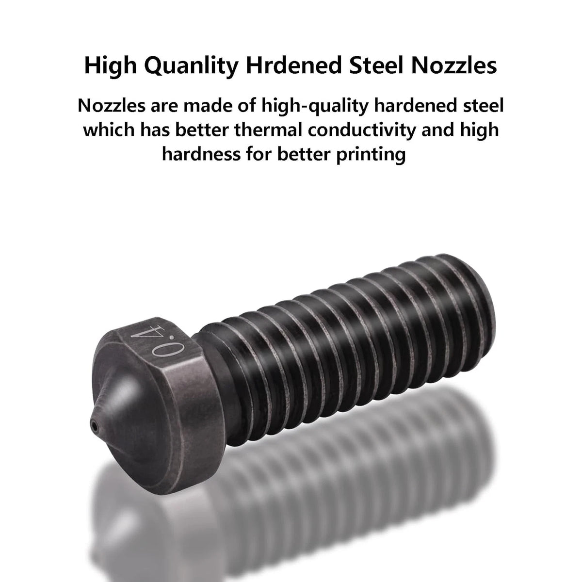 15PCS Hardened Nozzles Kit for Anycubic Vyper, 3D Printer 7PCS 0.4mm Nozzles...