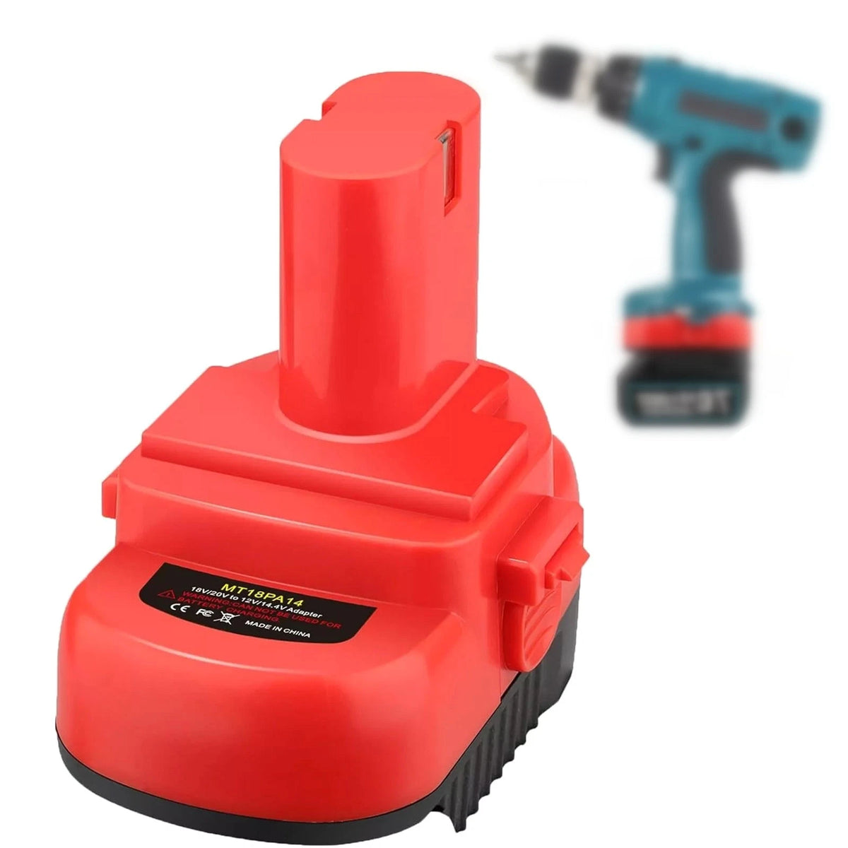 Solid Design 1 x Battery Adapter for Makita 18V Lithium Batteries BL1860 BL1850