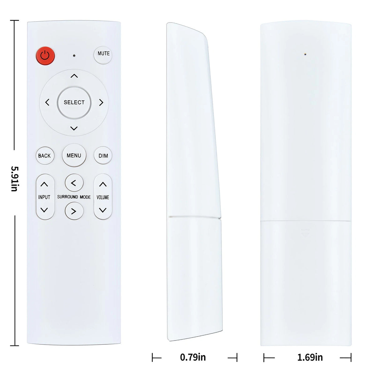 Replacement Remote Control For JBL MA310 5.2ch MA510 AV Receiver White