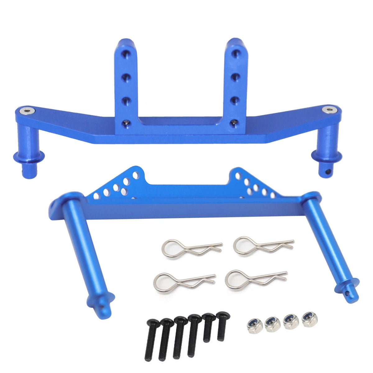 1/10 RC Car Aluminum Alloy Front & Rear Body Posts& Mounts For Traxxas Slash 2WD