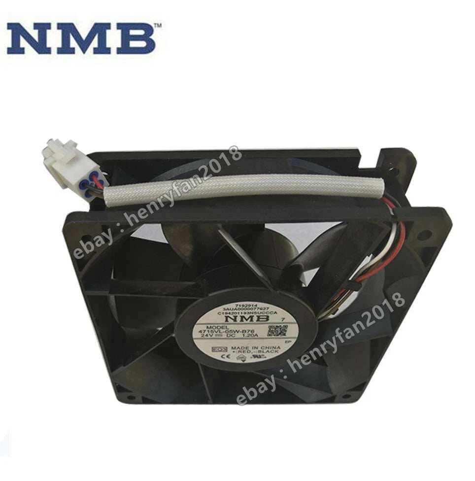 NMB Fan 4715VL-05W-B76 DC24V 1.20A 120*120*38mm Cooling Fan Inverter Fan ACS880
