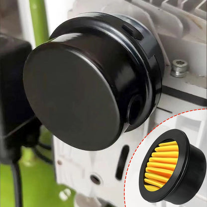 2 Pcs 1/2" Thread Air Compressor Silencer Filter, 20mm Metal Noise Muffler,...