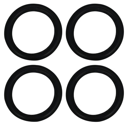 Fielect 10 Inch Speaker Foam Edge Surround Rings 10 4pcs, Black