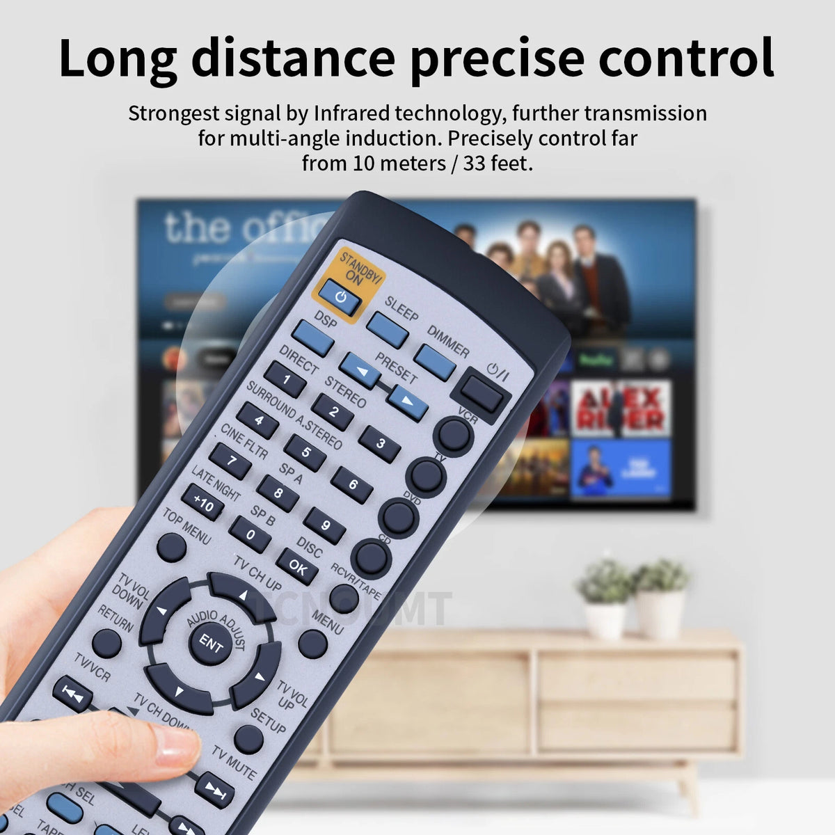 RC-478M Remote Control For Onkyo AV Receiver HT-R500 HT-S650 TX-SR500