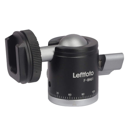 Camera Tripod Mini Ball Head Adapter 360 Degree Rotatable Pan 90°Tilt Black