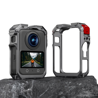 High Quality For DJI Osmo 360 Camera Metal Rabbit Cage Frame Case+Lens Cover