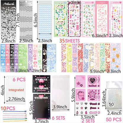 6 Kpop Photocard Holder Keychain 7.1 x 10.24 x 0.59 inches, Star Ii