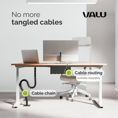 VALU Cable Management Spine – 49 Inch Organizer for Black
