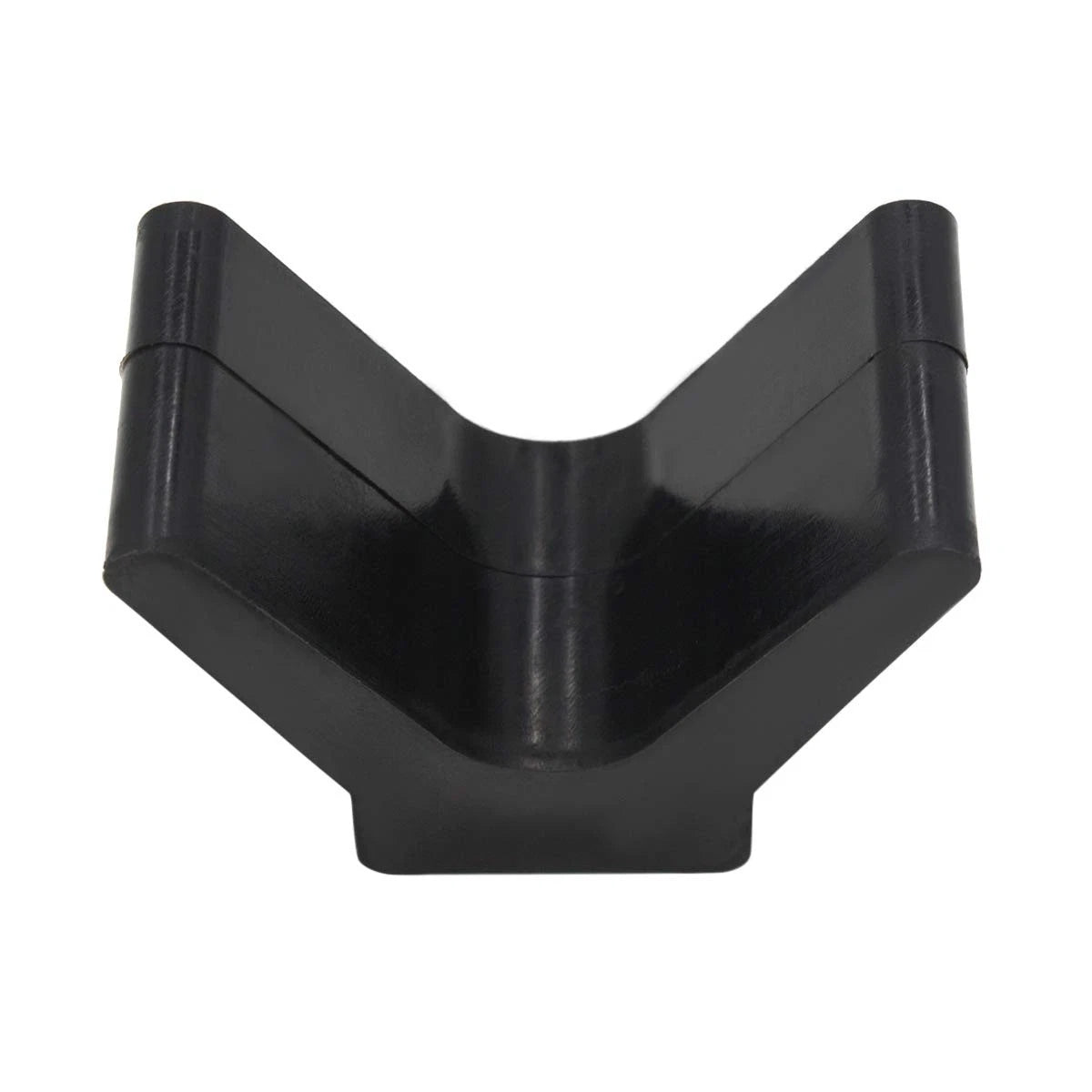 UANOFCN 2" V-Style Marine Bow Stop 2"-4" by 1/2" shaft, Black boat bow stop